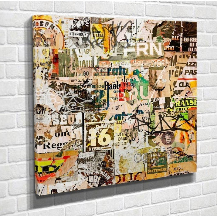 Pictură ArtShop Notice Board In America 60x60cm (PA36-L-PL)