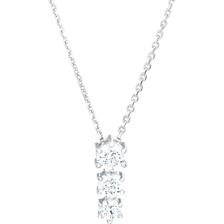 Цепочка из белого золота с цирконием Platina 07-0168-00-501-1120-38 2,57g