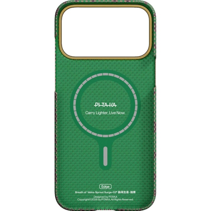 Чехол Pitaka Breath of Veins iPhone 17 Pro Max Sprout Surge-02 (BV1702PM)