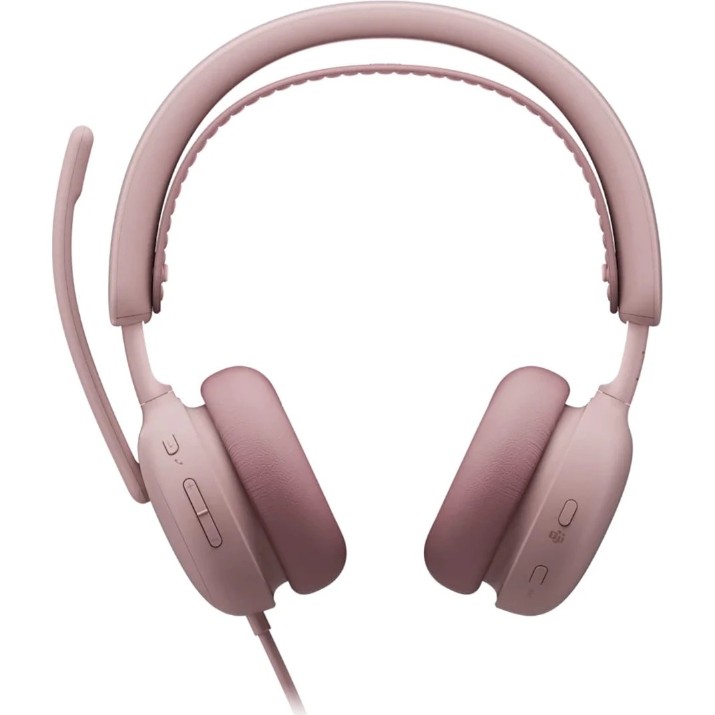 Căşti Logitech Zone Wired 2 Rose