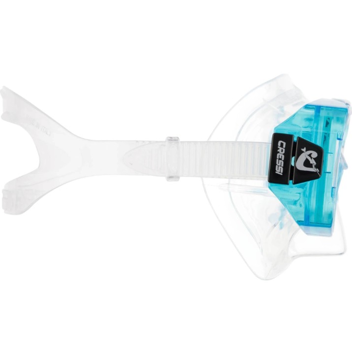Маска и трубка для ныряния Cressi Sirena + Island 2.0 Combo Clear/Blue