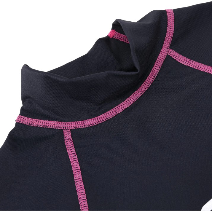 Tricou cu mânecă lungă Cressi Rashguard Black/Pink S/2 (XLW474402)