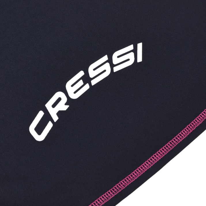 Tricou cu mânecă lungă Cressi Rashguard Black/Pink S/2 (XLW474402)