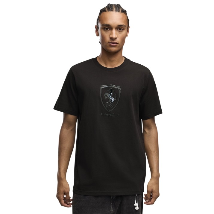 Tricou bărbătesc Puma Ferrari Tonal Shield Puma Black, s.XXL