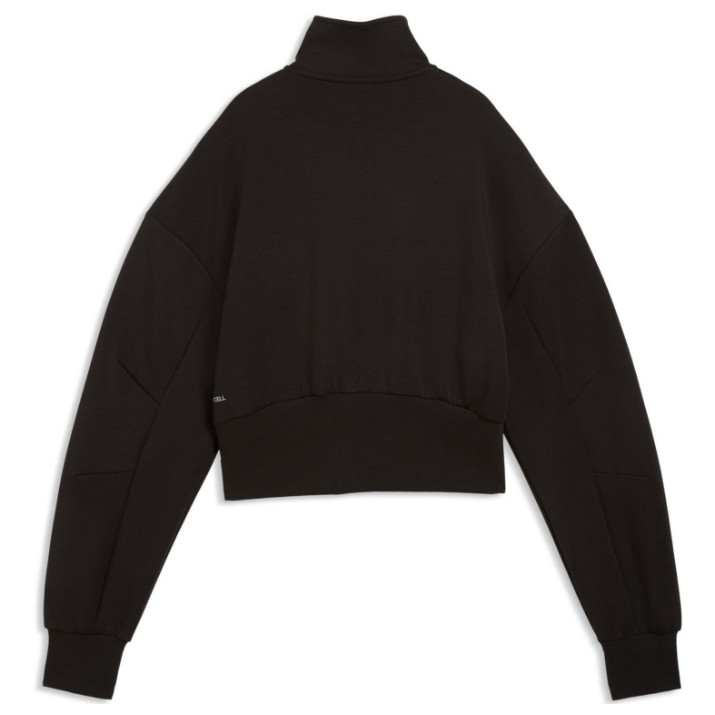 Hanorac damă Puma Pumatech Sense Balloon Sleeve Half-Zip Crew Puma Black, s.S