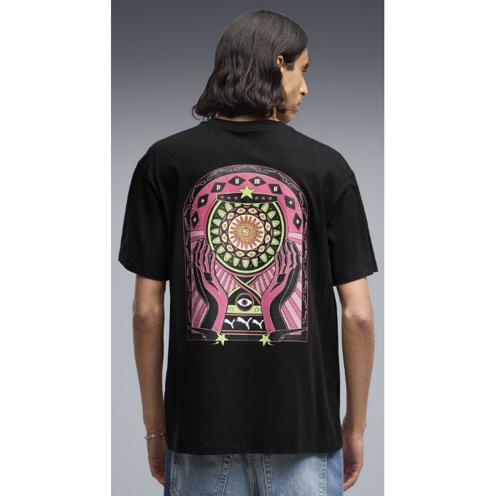 Tricou bărbătesc Puma Graphic Sun Relaxed Puma Black, s.XS
