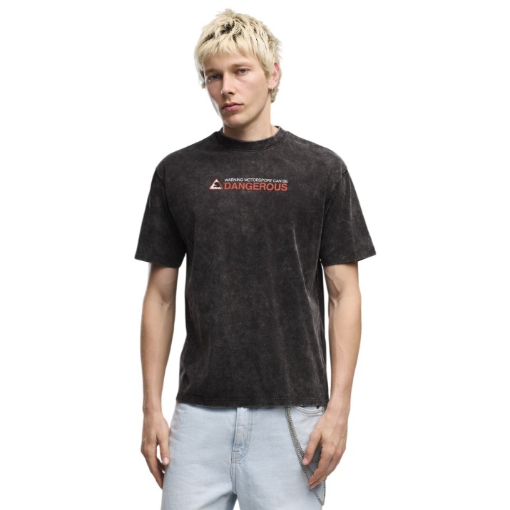 Мужская футболка Puma Футболка Puma Graphic Vintage Wash Puma Black, s.XL