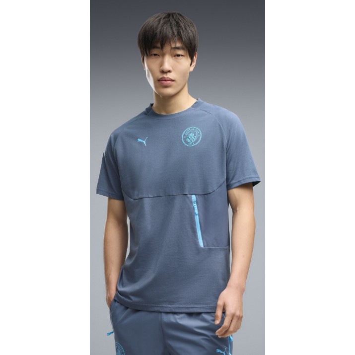 Мужская футболка Puma Manchester City Pumatech Pocket Evening Sky/Luminous Blue, s.XXL