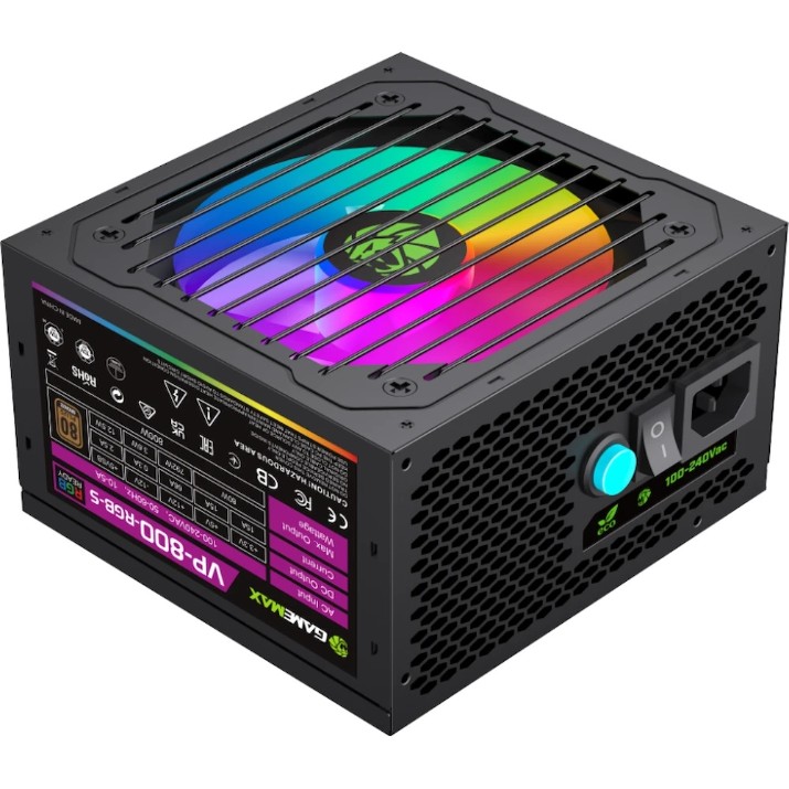 Sursă de alimentare GameMax VP-800-RGB-S