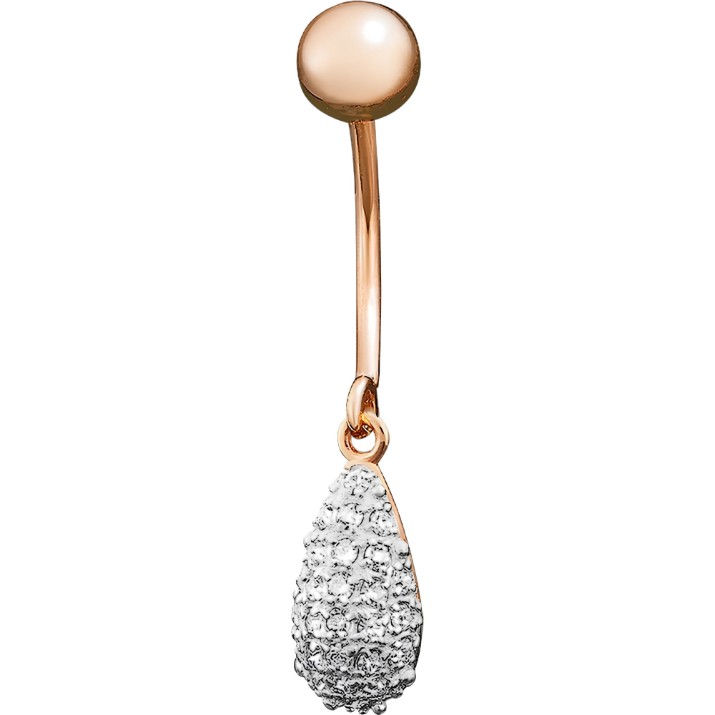 Piercing din aur rosu cu zirconiu Platina 06-3322-00-801-1110-55 1,45g