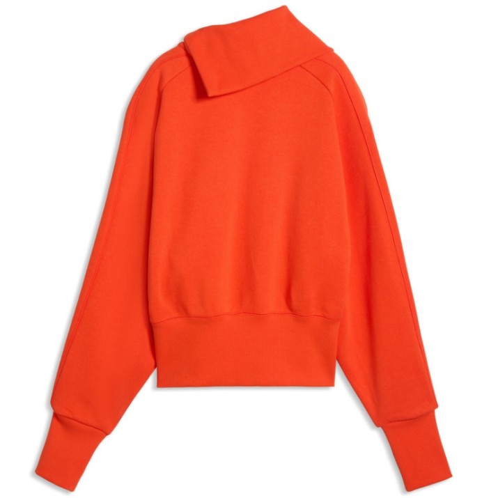 Женская толстовка Puma Asymmetrical Zip Crew Red Flash, s.L