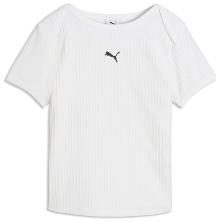 Женская футболка Puma Ess Ribbed Slim Puma White, s.XL