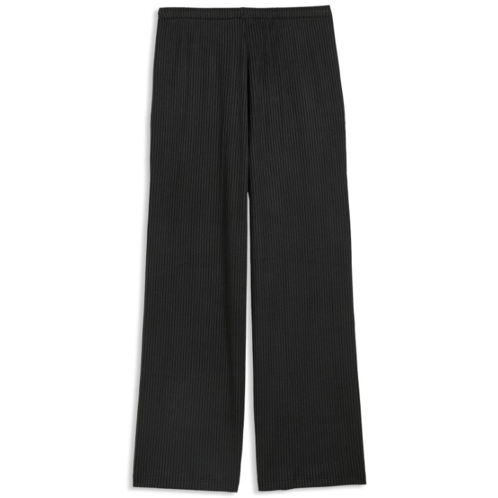 Женские спортивные штаны Puma Ess Ribbed Wide Leg Soft Touch Op Puma Black, s.L