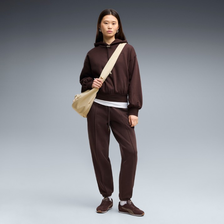 Женские спортивные штаны Puma Her Comfort Fl Chocolate Fondue, s.S