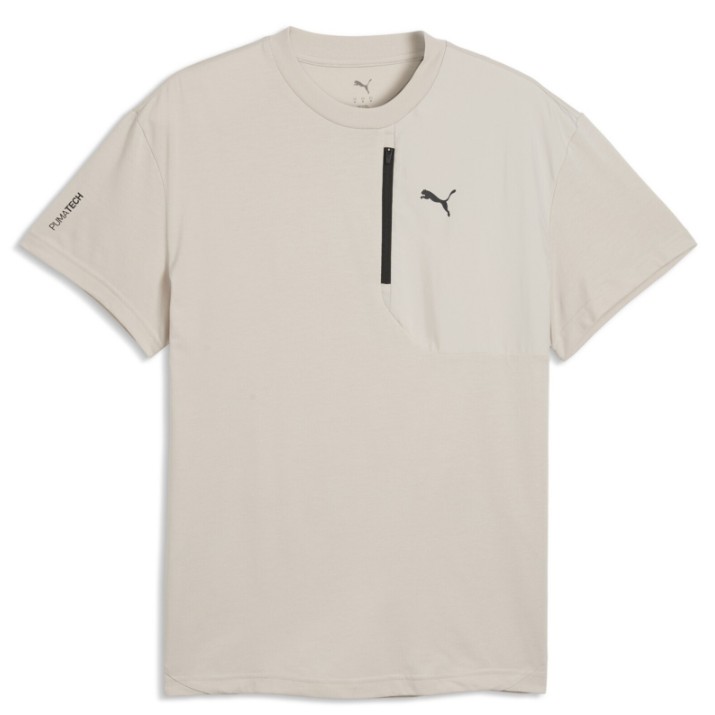 Tricou bărbătesc Puma Pumatech Pocket Silver Fog, s.L
