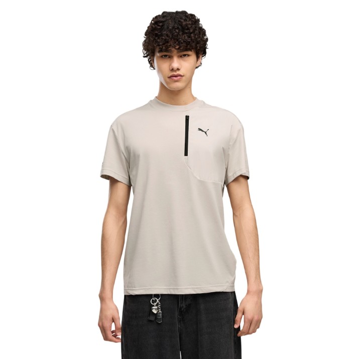 Tricou bărbătesc Puma Pumatech Pocket Silver Fog, s.M