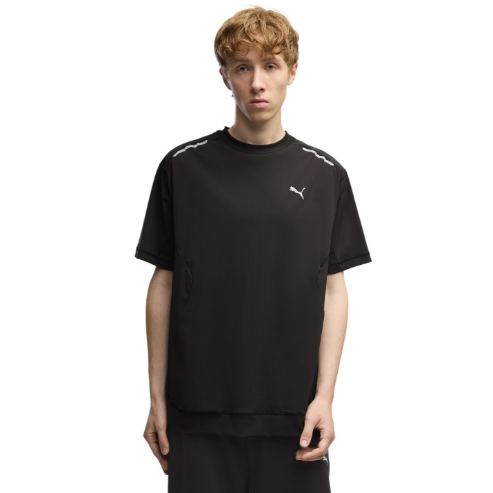 Мужская футболка Puma Pumatech Relaxed Warp Knit Puma Black, s.XXL