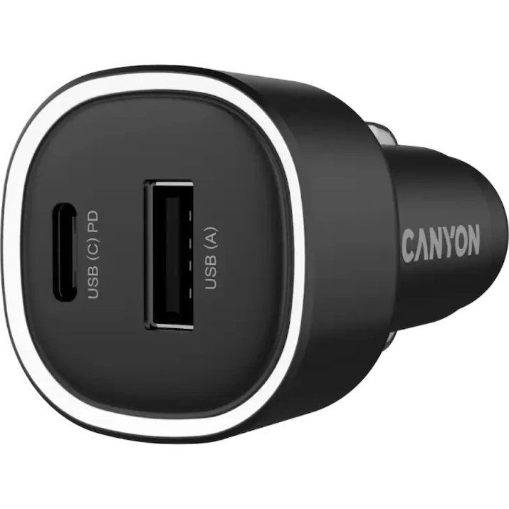 Încărcător auto Canyon CNE-CCABR8AC Black