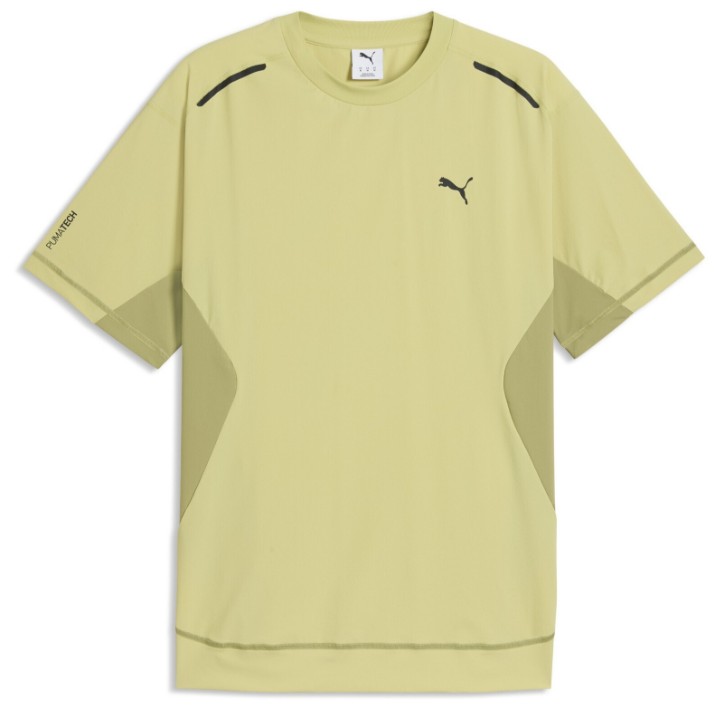 Tricou bărbătesc Puma Pumatech Relaxed Warp Knit Rustic Olive, s.S