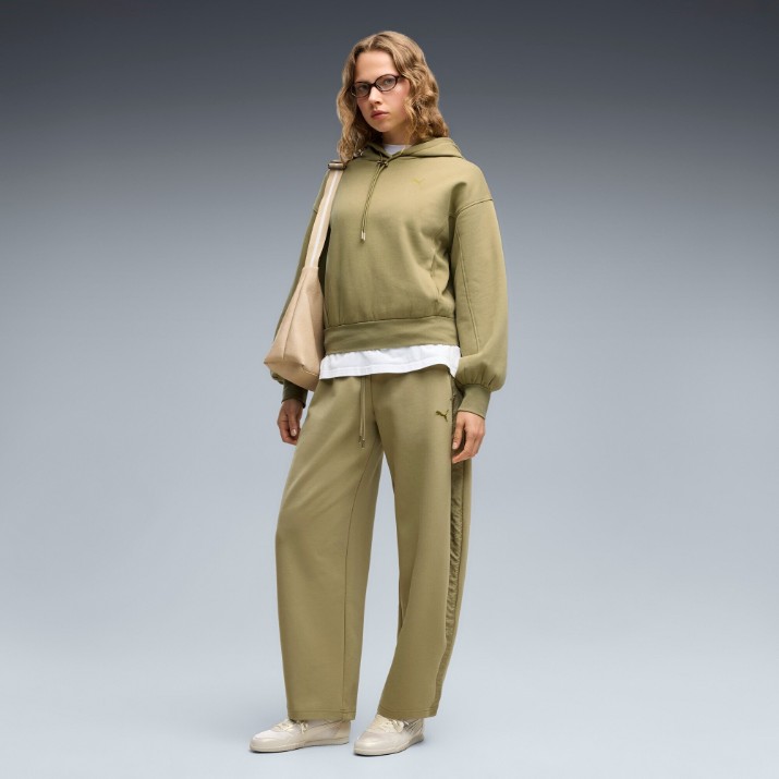 Женские спортивные штаны Puma Her Relaxed Barrel Leg Chai Latte, s.M