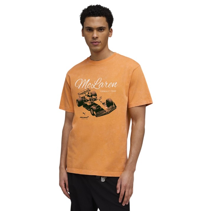 Мужская футболка Puma Mclaren Graphic Orange, s.M