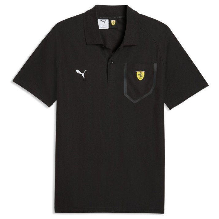 Polo Puma Scuderia Ferrari Tech Puma Black, s.XL