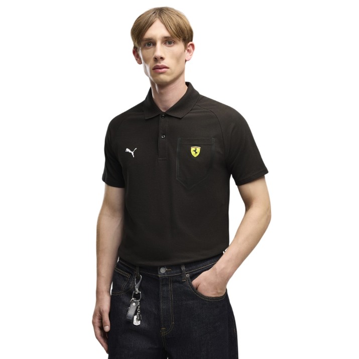 Polo Puma Scuderia Ferrari Tech Puma Black, s.XL