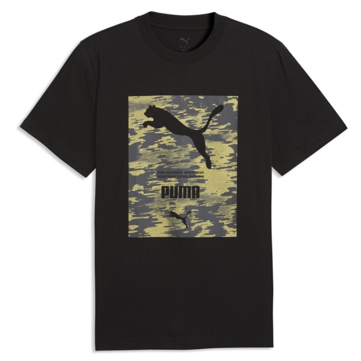 Мужская футболка Puma Sport Camo Graphic Puma Black, s.L