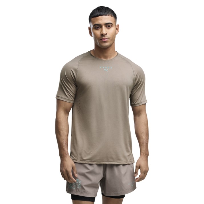 Tricou bărbătesc Puma x Hyrox Pwrmode Mouse Gray, s.S