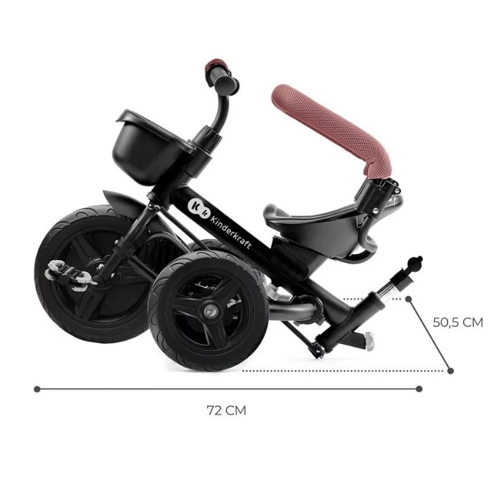 Bicicletă copii Kinderkraft Aveo Rose Pink (KRAVEO00PNK0000)