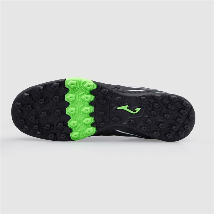 Футбольные бутсы Joma AGUW2501TF Black/Green Turf, s.42.5