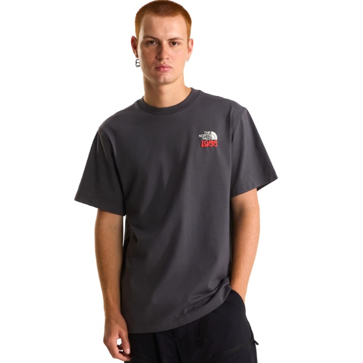 Мужская футболка The North Face 1966 Flora Relaxed Anthracite Grey, s.M