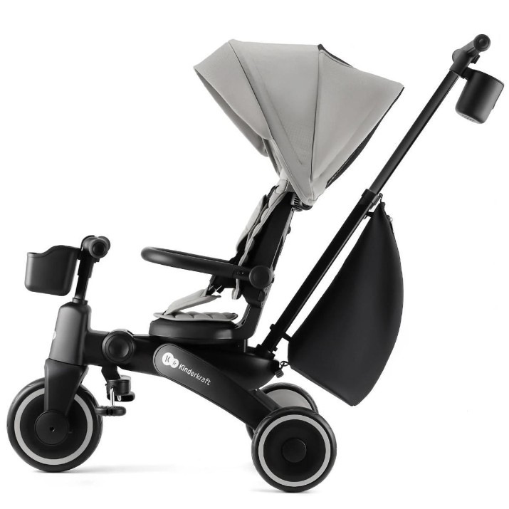 Bicicletă copii Kinderkraft Jazz 2 Rocket Grey (KRJAZZ02GRY0000)
