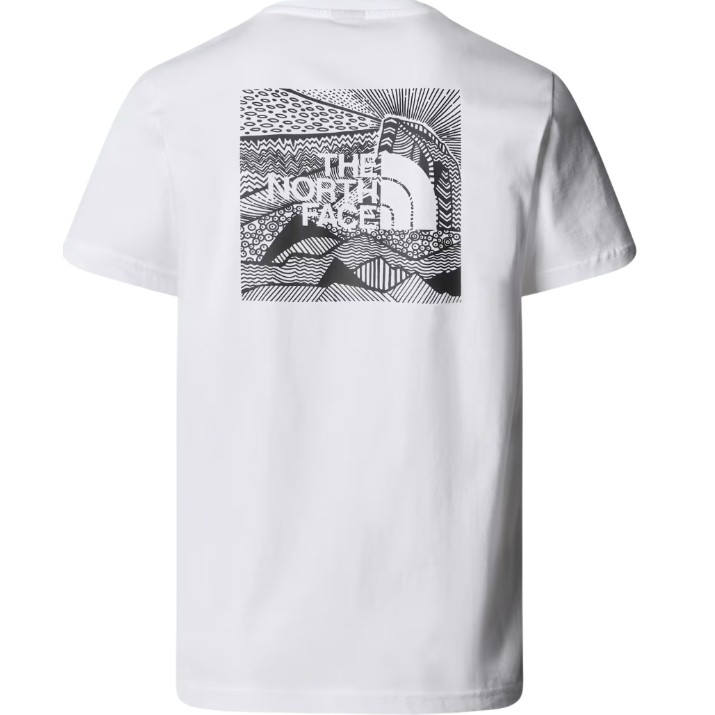 Tricou bărbătesc The North Face Box NSE Celebration TNF White, s.XL