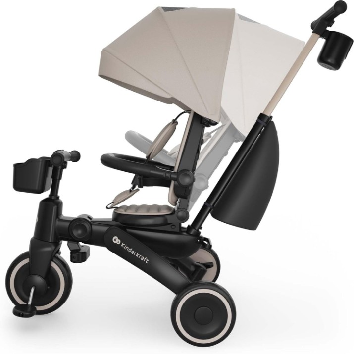 Bicicletă copii Kinderkraft Jazz 3 Beige (KRJAZZ03BEG0000)