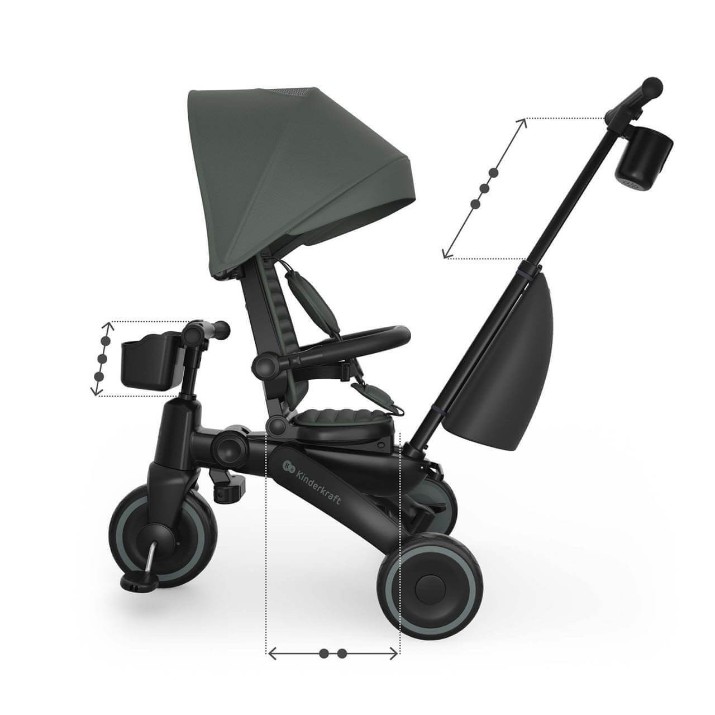 Детский велосипед Kinderkraft Jazz 3 Green (KRJAZZ03GRE0000)