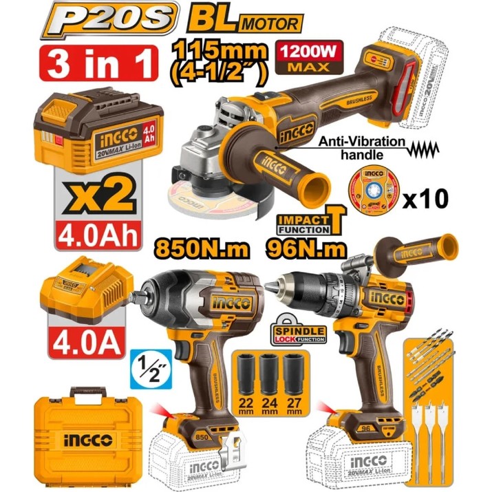 Набор Ingco COSLI251292
