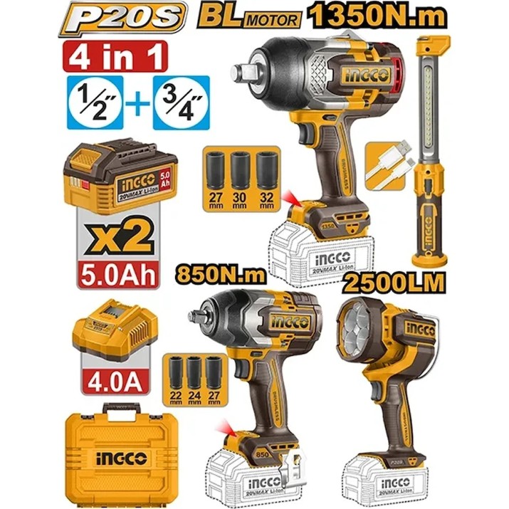 Set Ingco COSLI260193