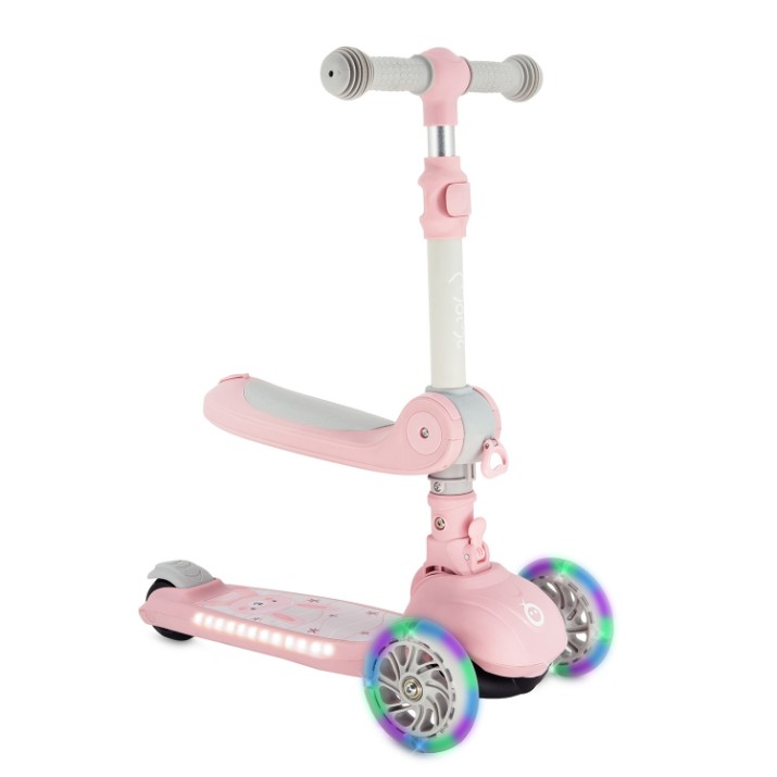Самокат MoMi Debe 2in1 Pink (HULA00018)