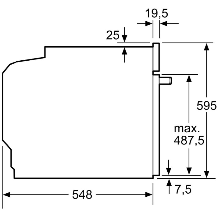 Электрический духовой шкаф Bosch HBA534BW3