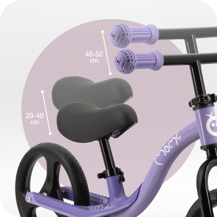 Bicicleta fără pedale Momi Isoka Violet (ROBI00077)