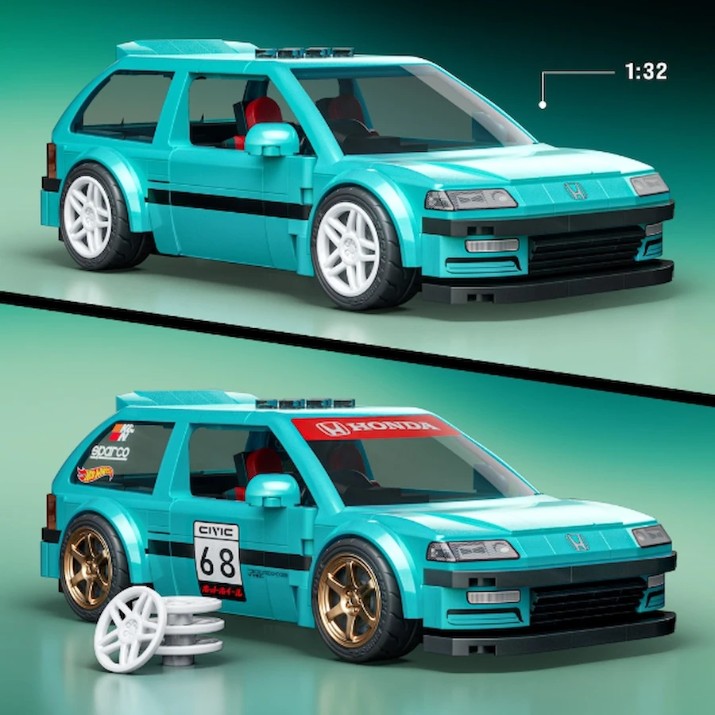 Машина Hot Wheels Honda Civic EF 1990 (JHF62)
