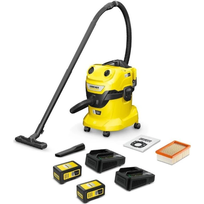 Aspirator industrial Karcher WD 4-18 Dual Battery Set V-20/22 (1.628-601.0)