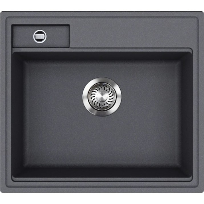 Chiuvetă de bucătărie Aquasanita Helika SQU100 Graphite