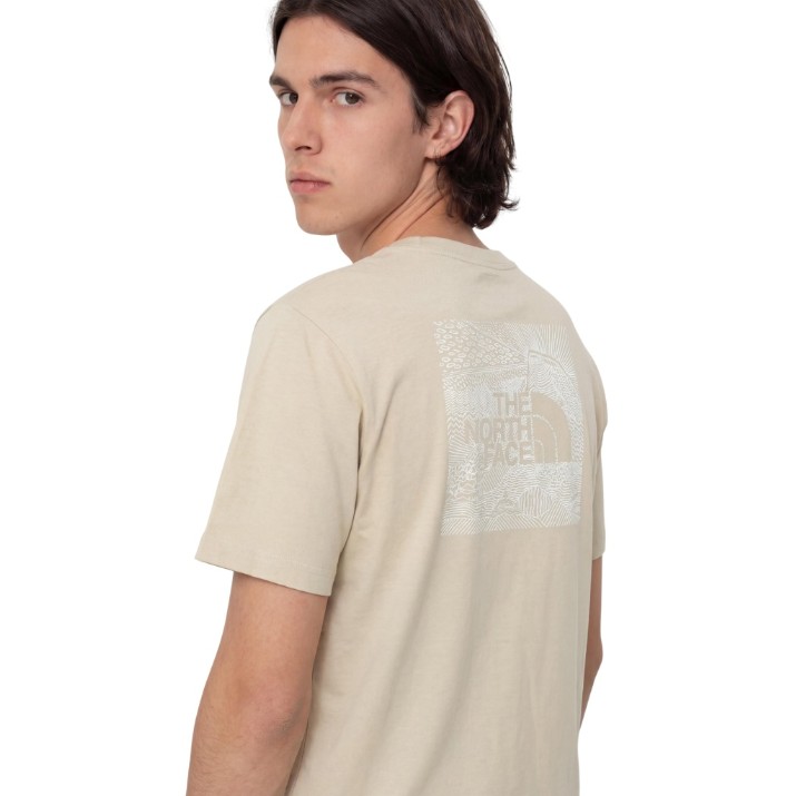 Мужская футболка The North Face Box NSE Celebration Desert Stone, s.L