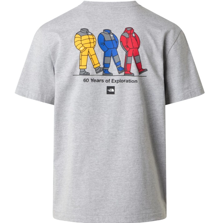 Tricou bărbătesc The North Face Celebration Relaxed Pale Grey Heather, s.M