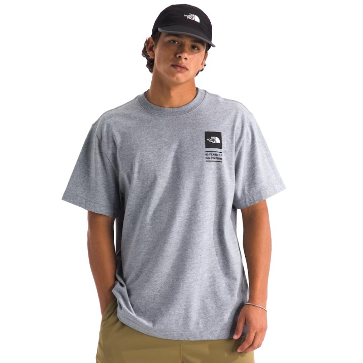 Мужская футболка The North Face Celebration Relaxed Pale Grey Heather, s.XL