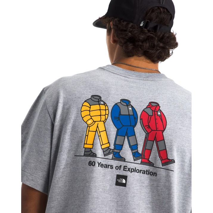 Мужская футболка The North Face Celebration Relaxed Pale Grey Heather, s.XXL