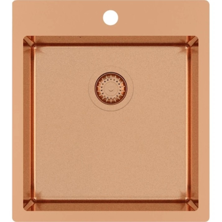 Chiuvetă de bucătărie Aquasanita Helika Terra100XC Copper
