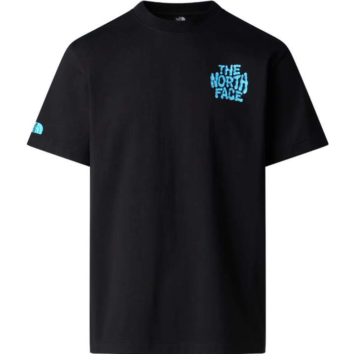 Tricou bărbătesc The North Face Drip Logo TNF Black, s.L